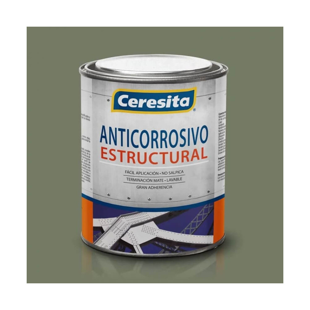 Anticorrosivo Estructural Gris Verdoso 1/4 GL Ceresita 13054504