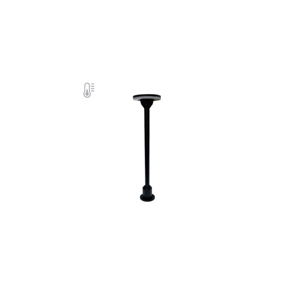 Lámpara de Pie Jardín Negra 80Cm Faretto 9201