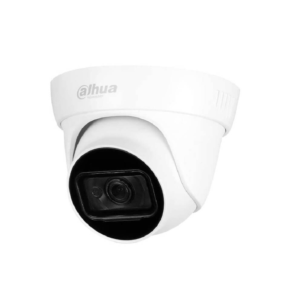 Cámara de Seguridad Mini Domo Eyeball IP IR30m 2MP Focal Fijo 2.8mm IP67 Dahua DH-IPC-HDW1230T1P-0280B-S5-QH2