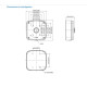 Caja de conexión para cámaras a prueba de agua Dahua DH-PFA121-V2