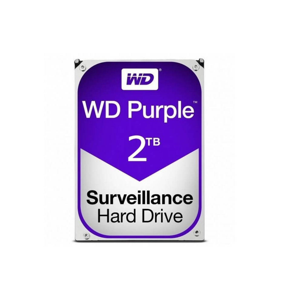 Disco Duro para video Vigilancia 2TB 3.5" WD Purple SATA 5400 RPM Western Digital WD20PURZ