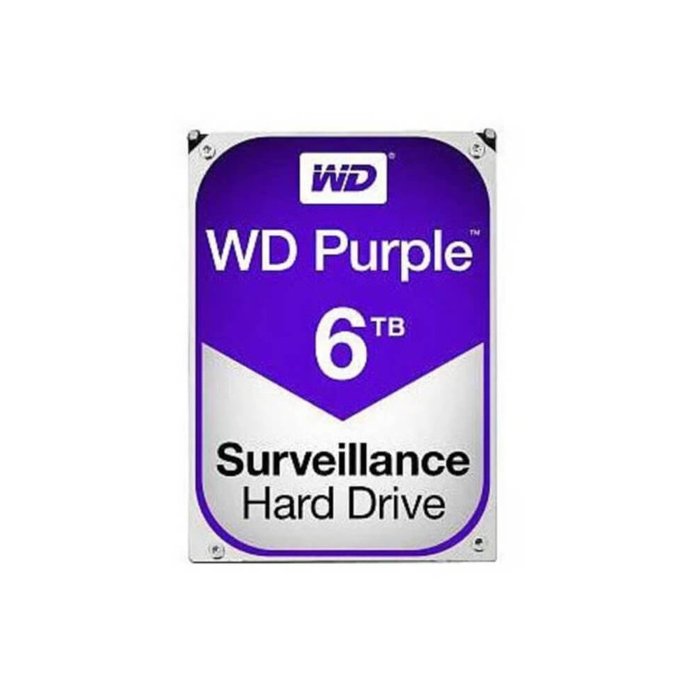 Disco Duro para video Vigilancia 6TB 3.5” WD Purple SATA 5400 RPM Western Digital WD60PURZ