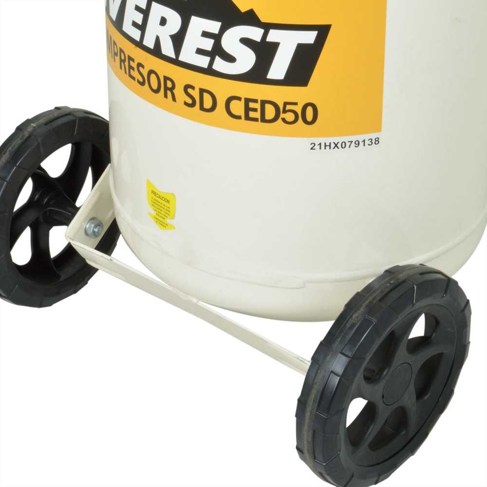 Compresor Dental libre de aceite 1.5hp 50 litros. CED-50 Everest MI-EVE-050594