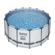 Piscina Steel Pro Max™ Gris 4.57X1.07M Pool Set Bestway 56488