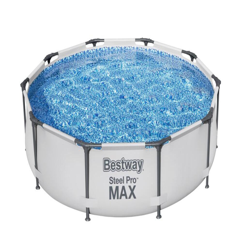 Piscina Steel Pro Max™ Gris 3.05MX76Cm Pool Set Bestway 56408