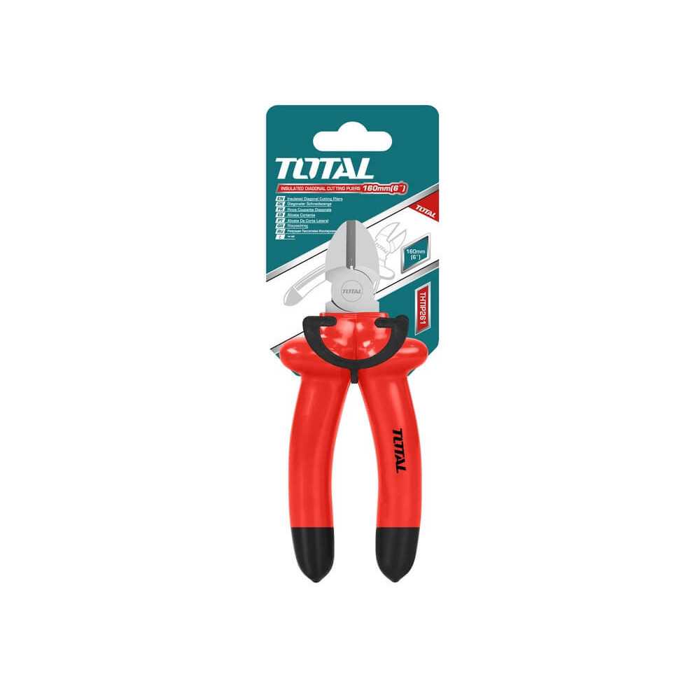 Alicate Aislado Corte Diagonal 6" ( 160 mm) Total Tools THTIP261